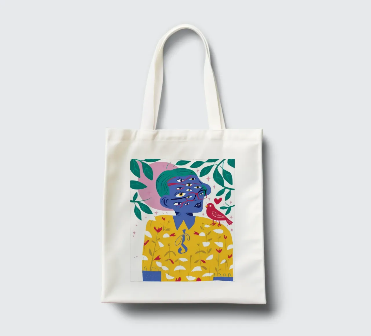 Compagno poetico degli uccelli borsa in juta da Thistle Bloom
