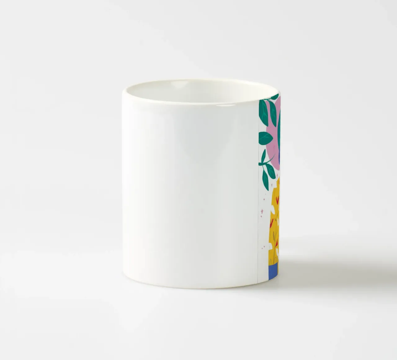 Compagno poetico degli uccelli tazza in ceramica da Thistle Bloom
