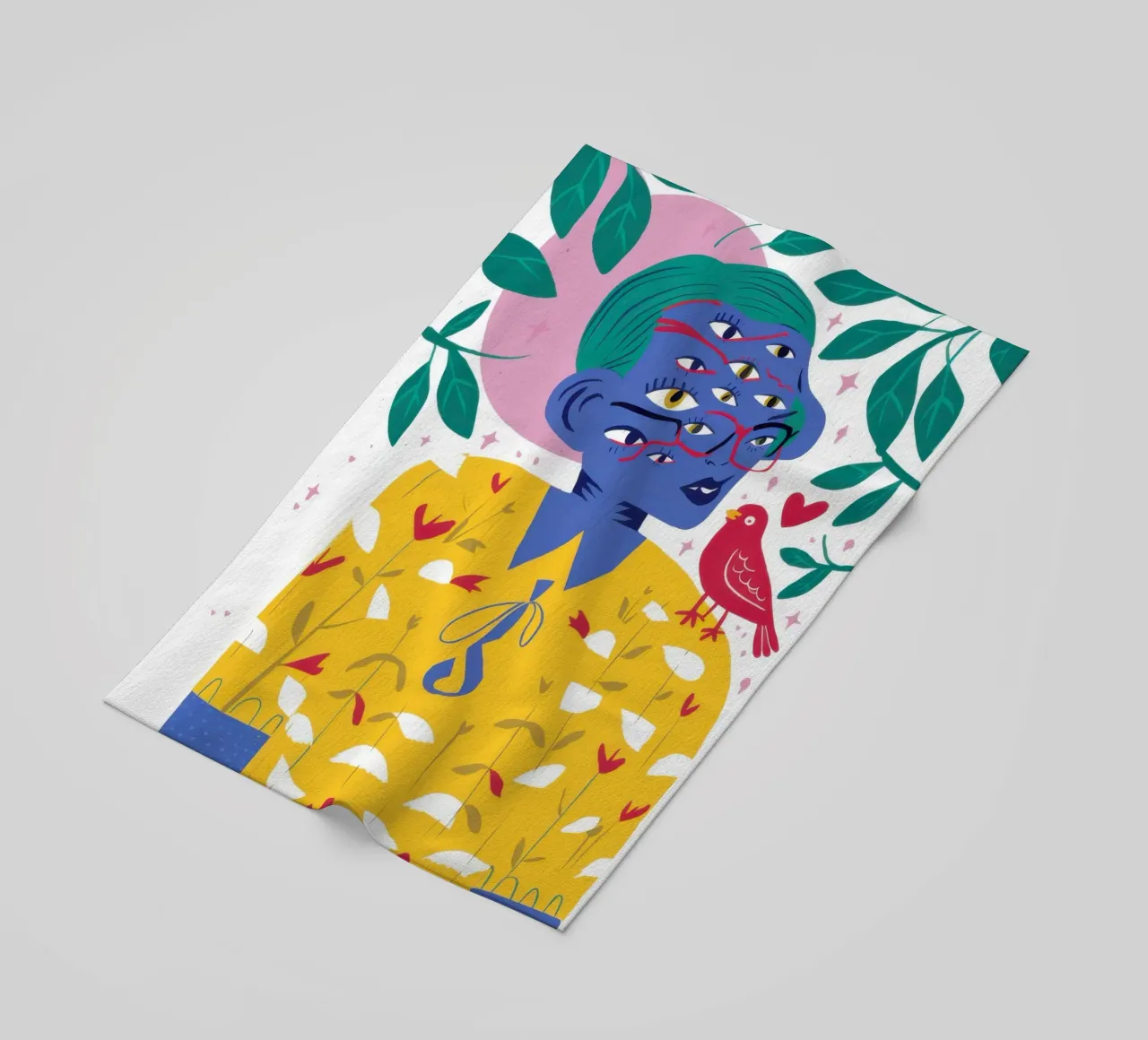 Compagno poetico degli uccelli telo mare da Thistle Bloom