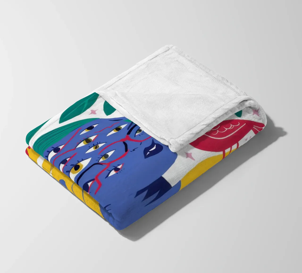 Compagno poetico degli uccelli coperta in pile da Thistle Bloom