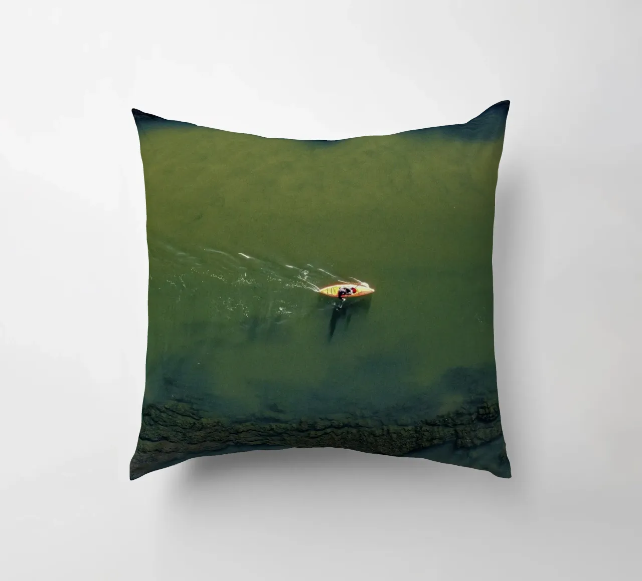shoreline wetland decorative cushion by animal story home