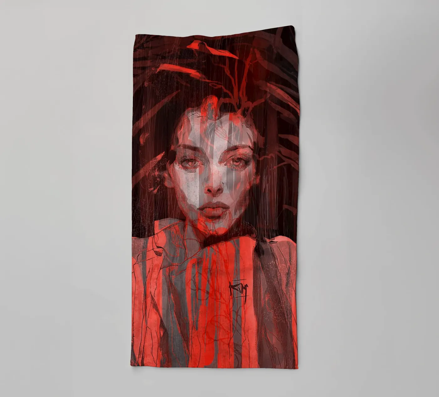 roots towel by Giulio Iurissevich