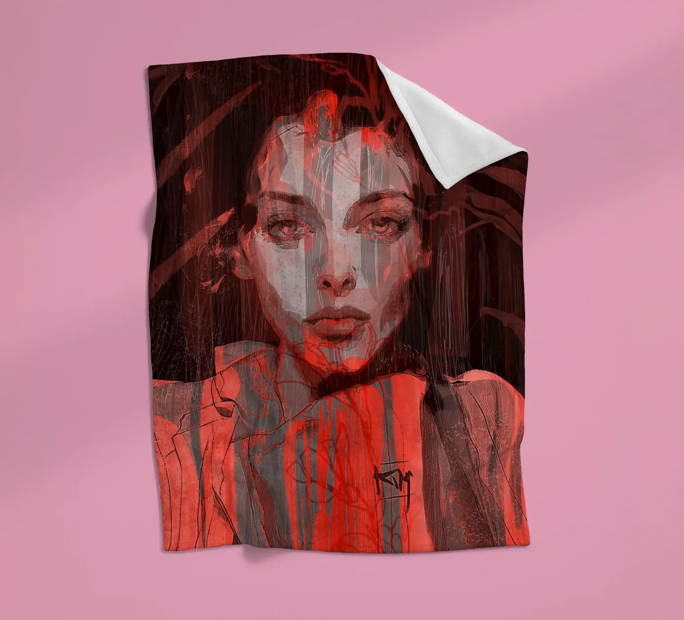 roots Fleecedecke von Giulio Iurissevich