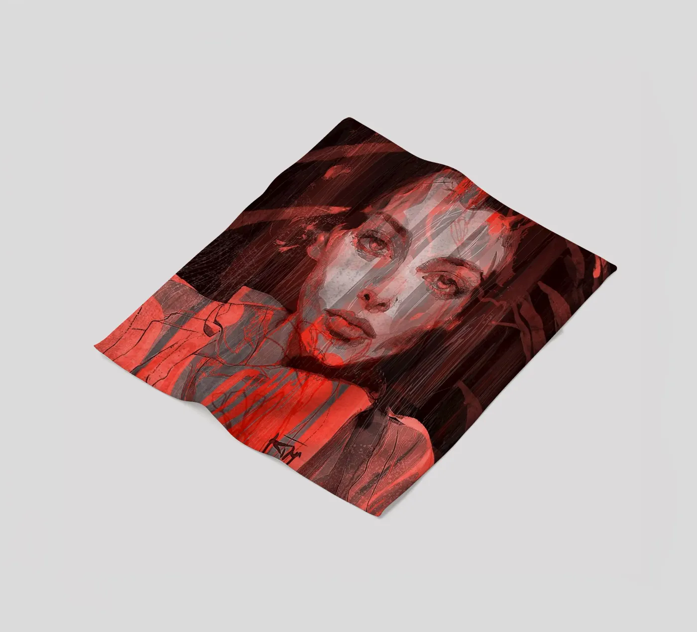 roots Fleecedecke von Giulio Iurissevich