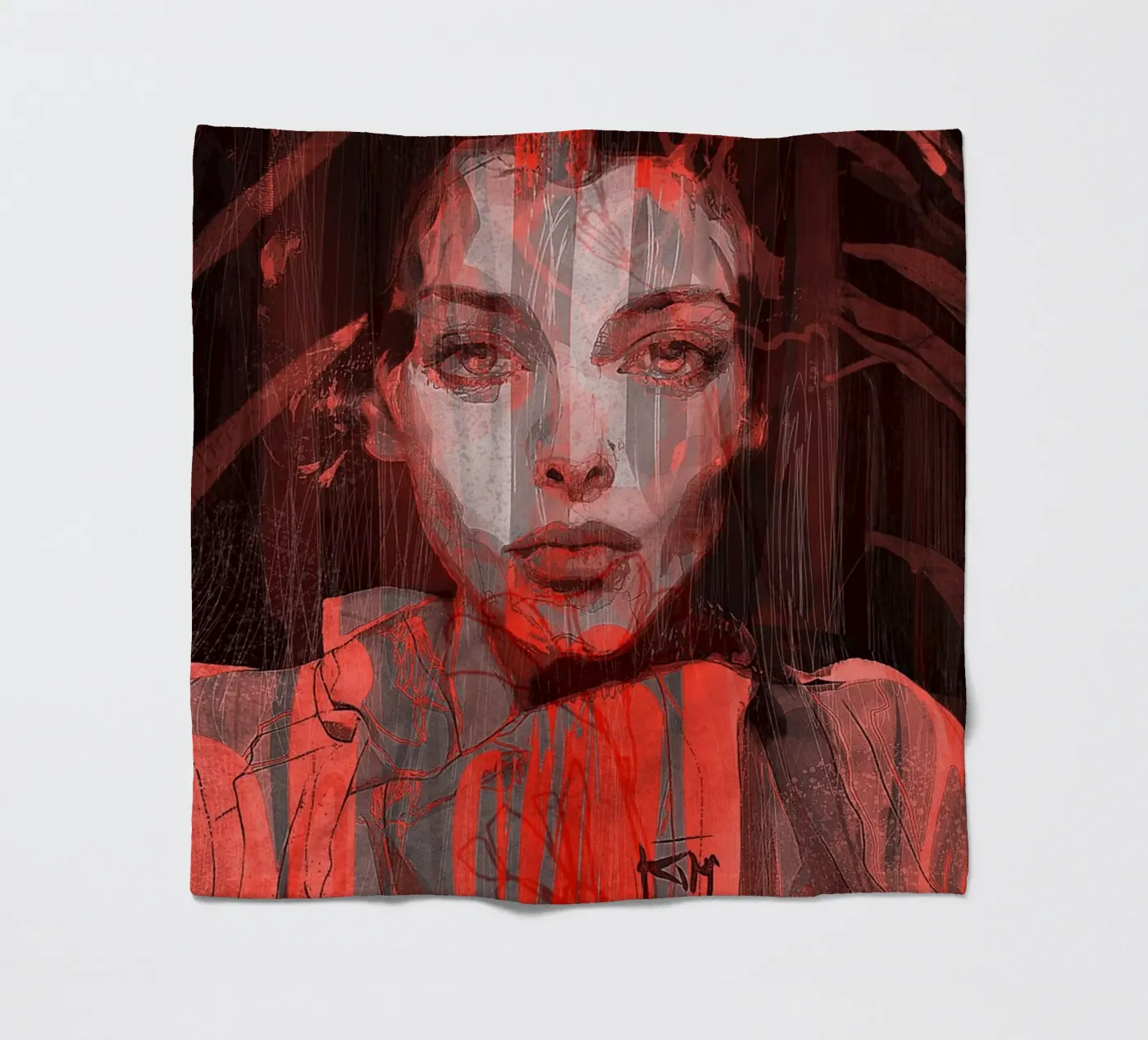 roots Fleecedecke von Giulio Iurissevich