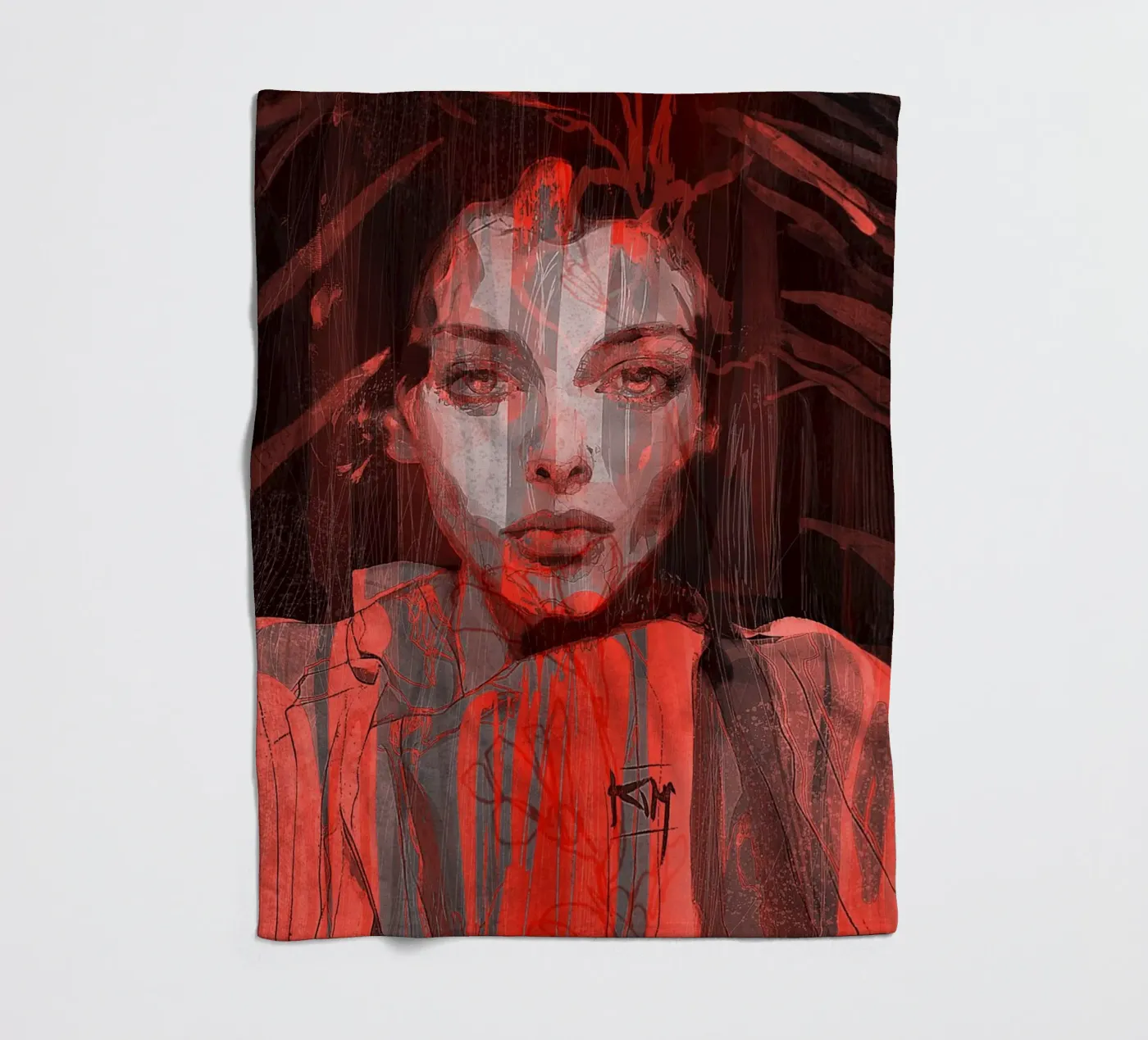 roots Fleecedecke von Giulio Iurissevich