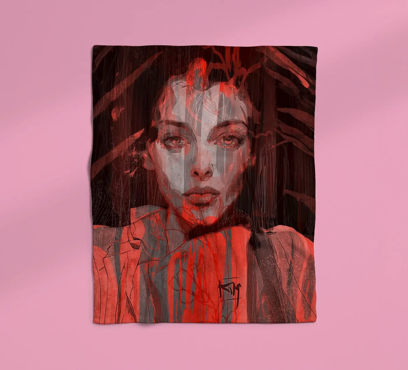 roots Fleecedecke von Giulio Iurissevich