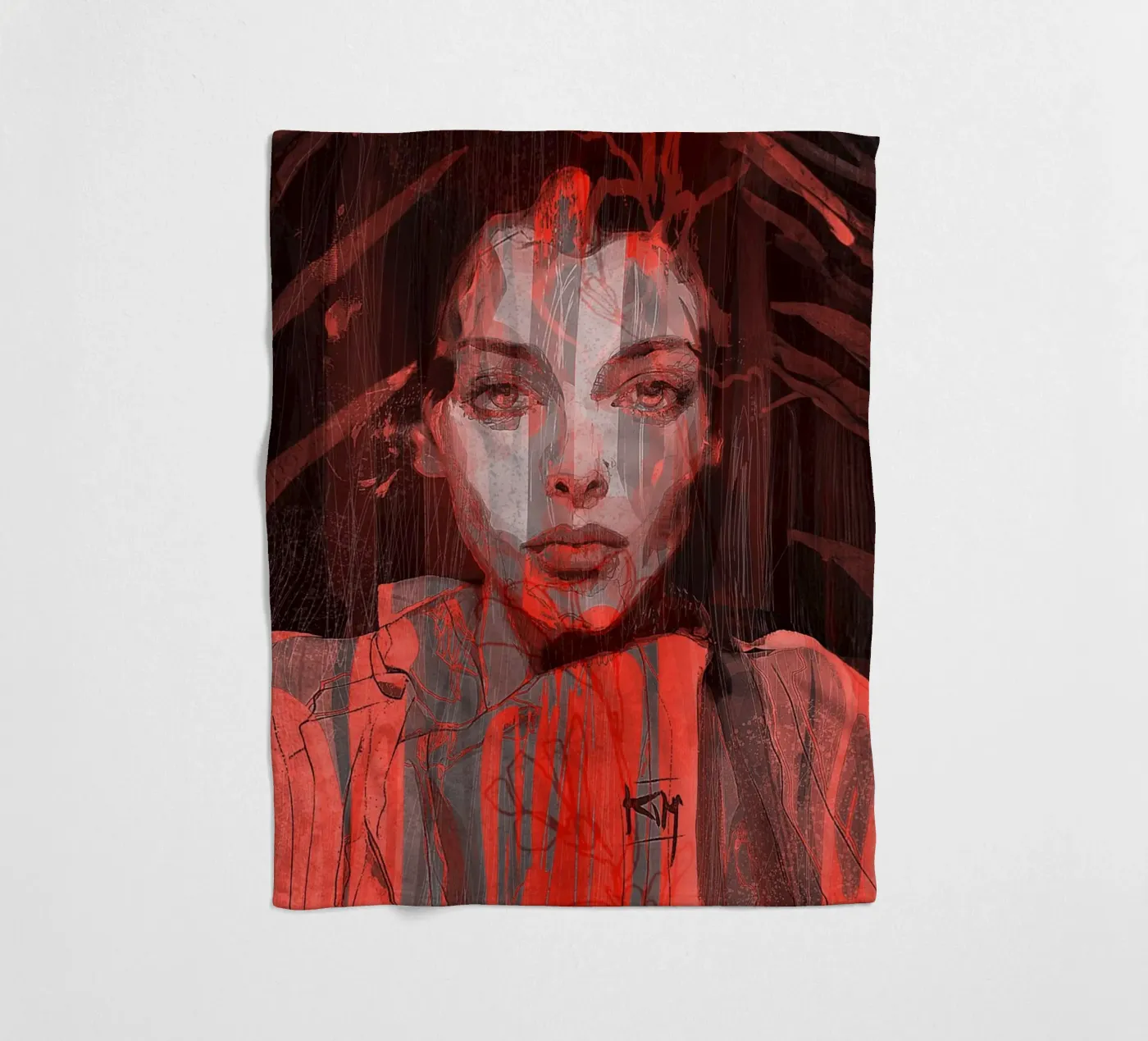 roots Fleecedecke von Giulio Iurissevich