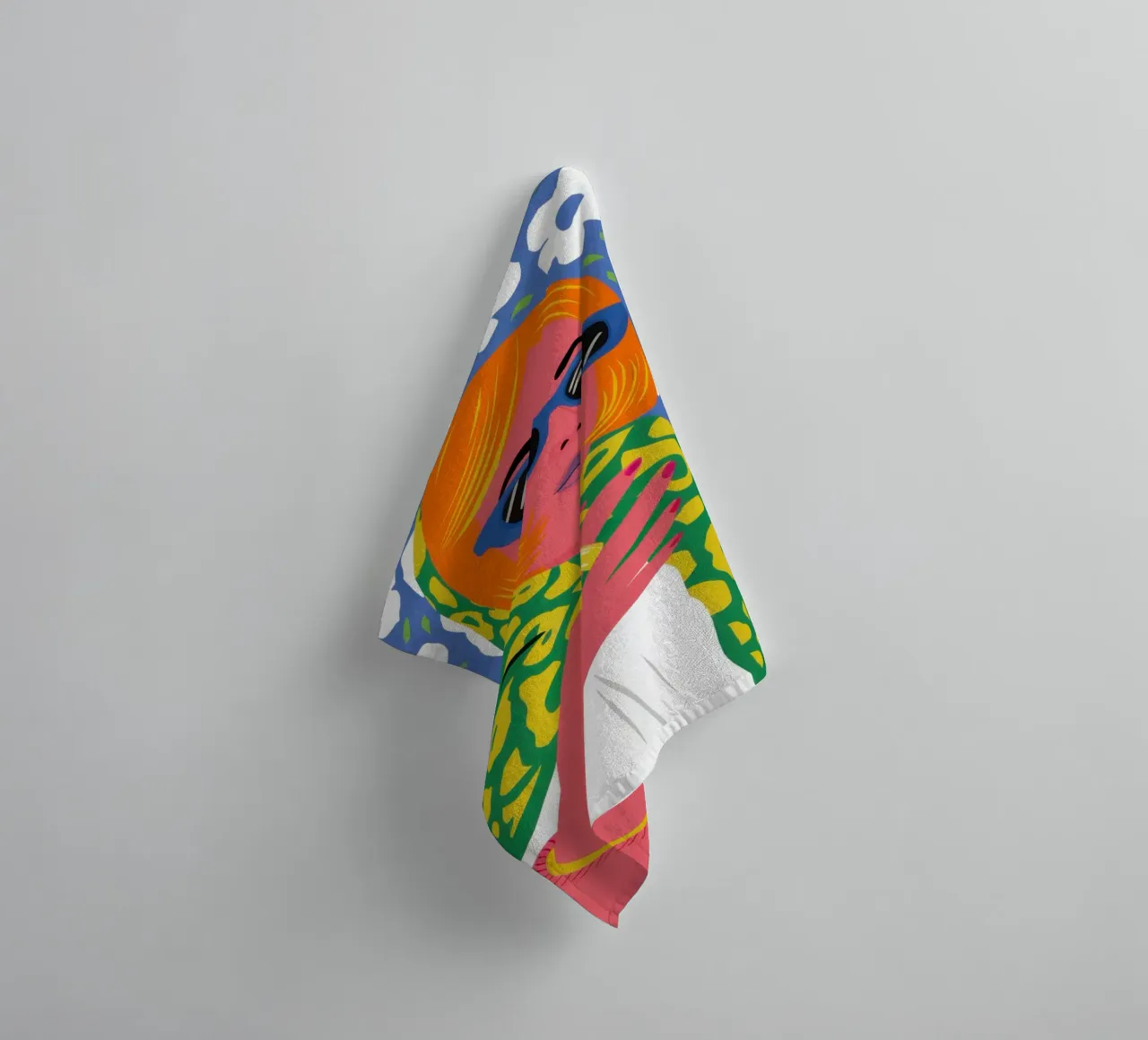 Chic Daisy Scarf towel by Lunar Valentina