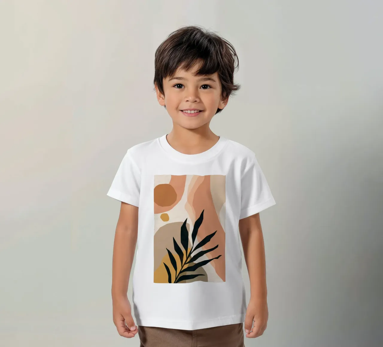 Forme botaniche neutre t-shirt bambini da Gaia Viesta