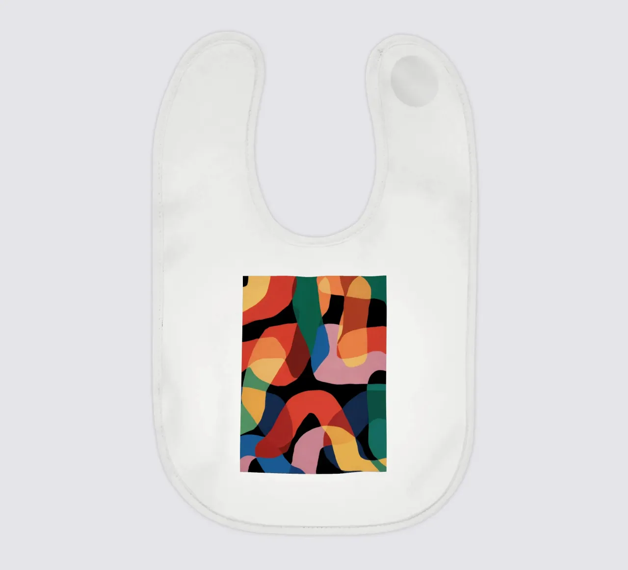 Fluid Shape Dance Babylätzchen von Line Fable