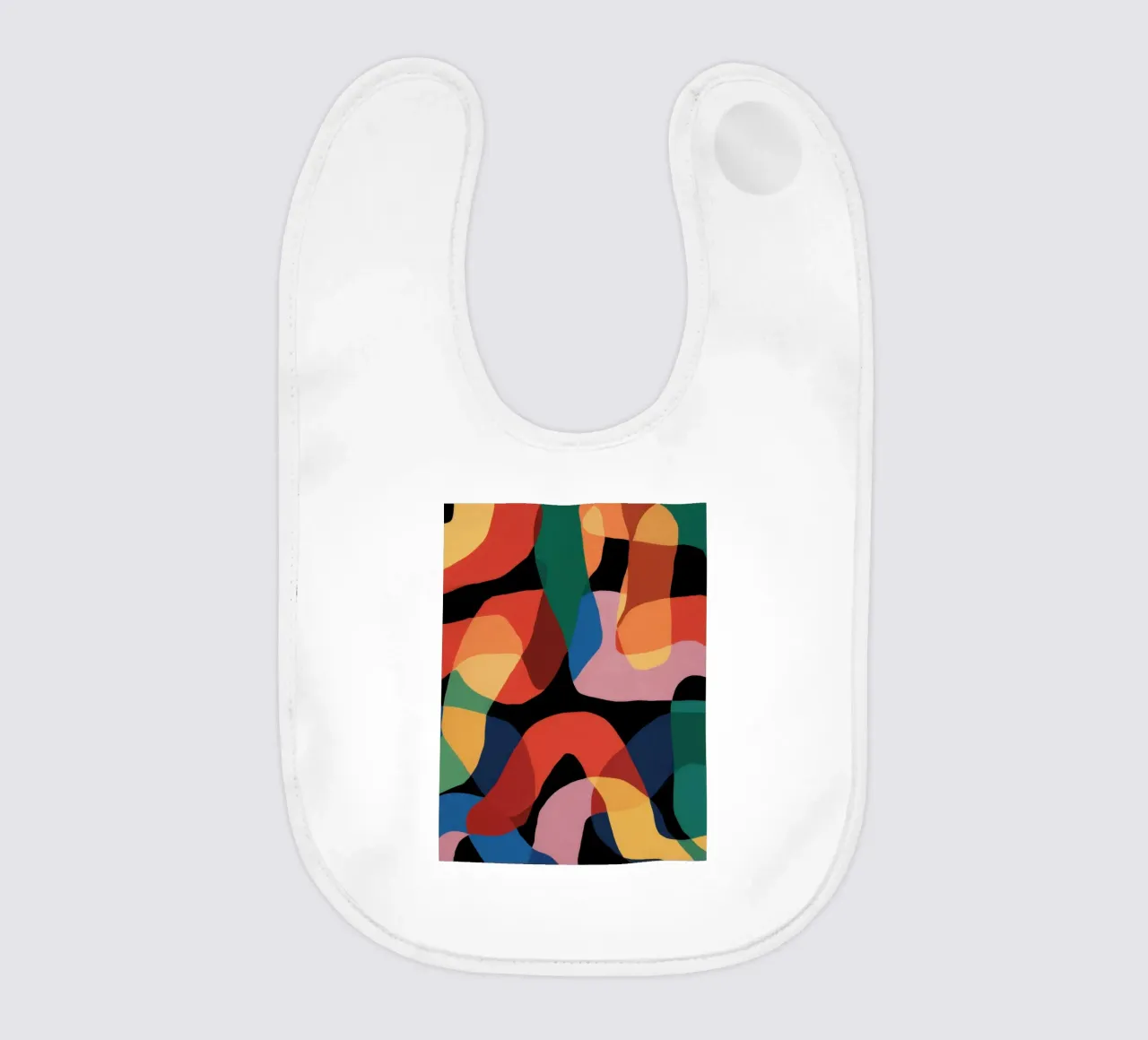 Fluid Shape Dance Babylätzchen von Line Fable