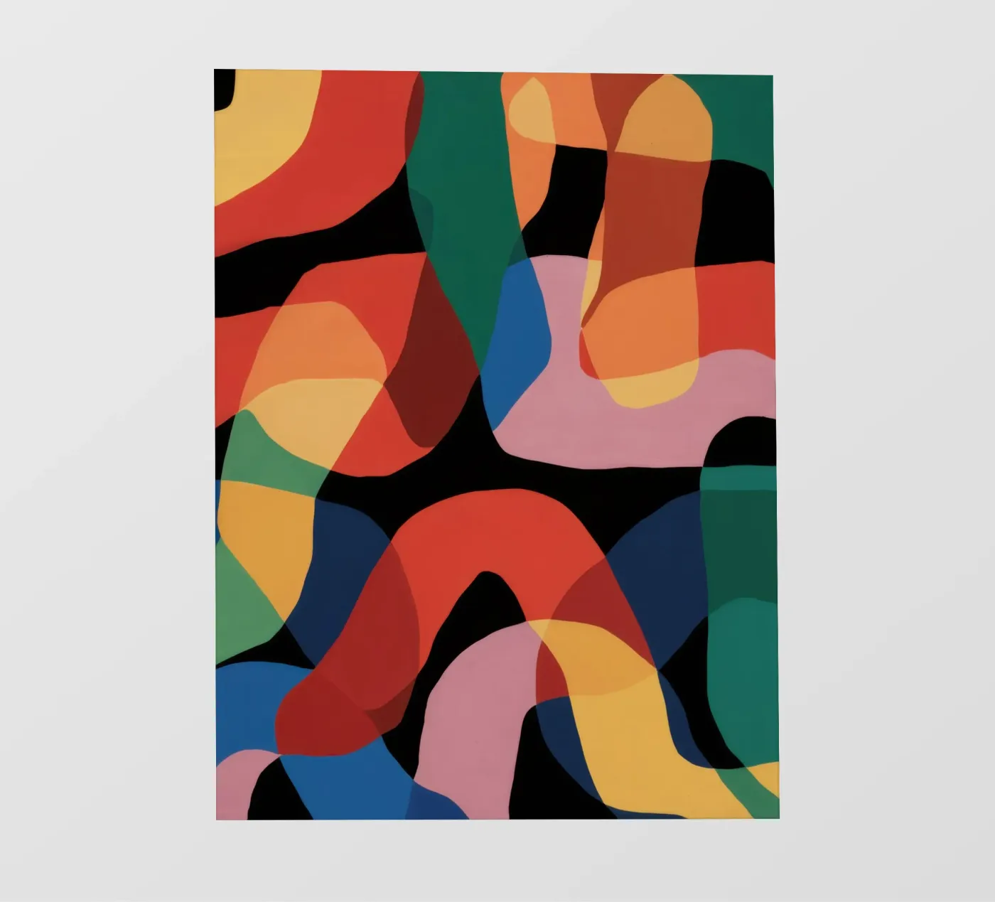 Fluid Shape Dance fotobehang van Line Fable