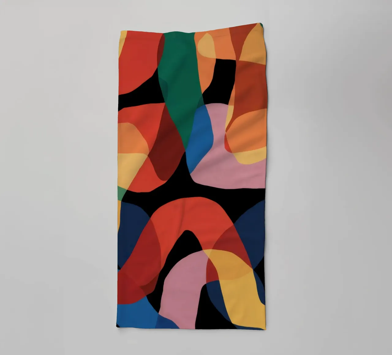 Fluid Shape Dance towel by Line Fable