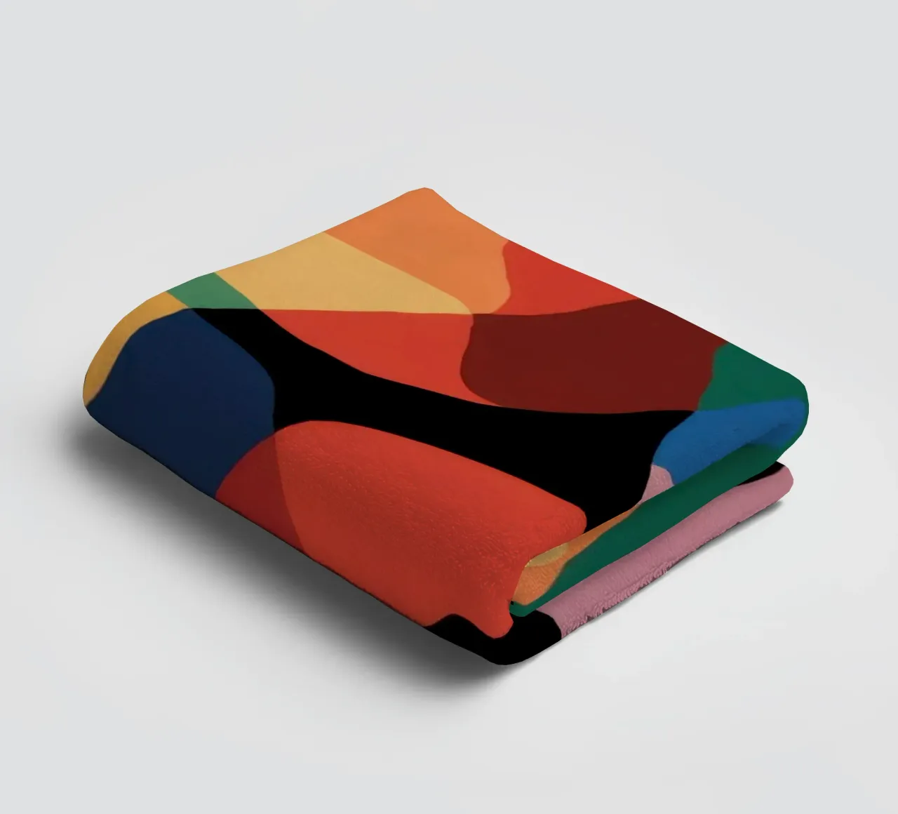 Fluid Shape Dance towel by Line Fable