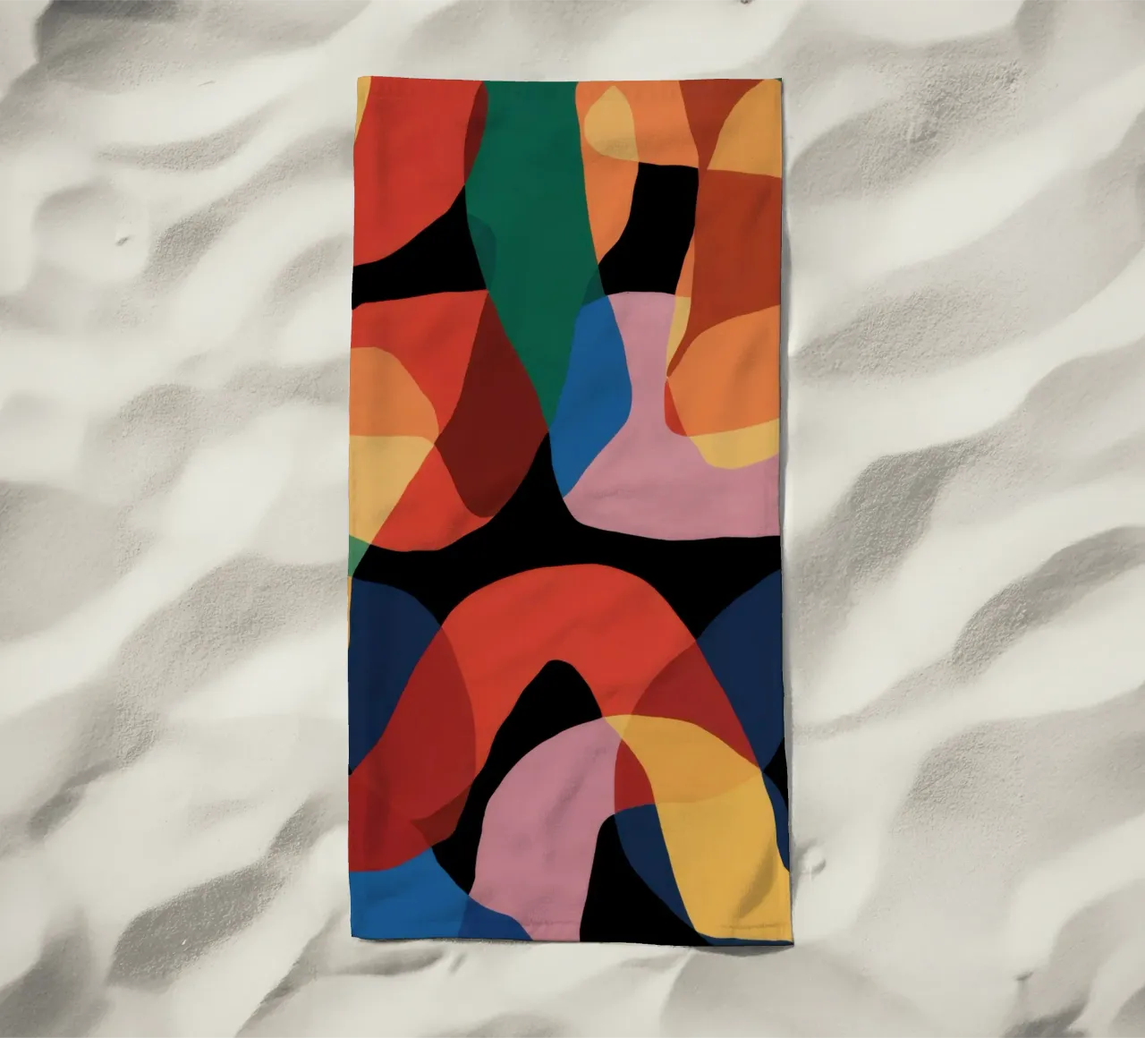 Danza di forma fluida telo mare da Line Fable