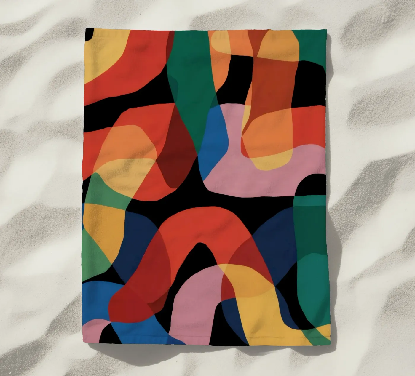 Fluid Shape Dance serviette de plage de Line Fable