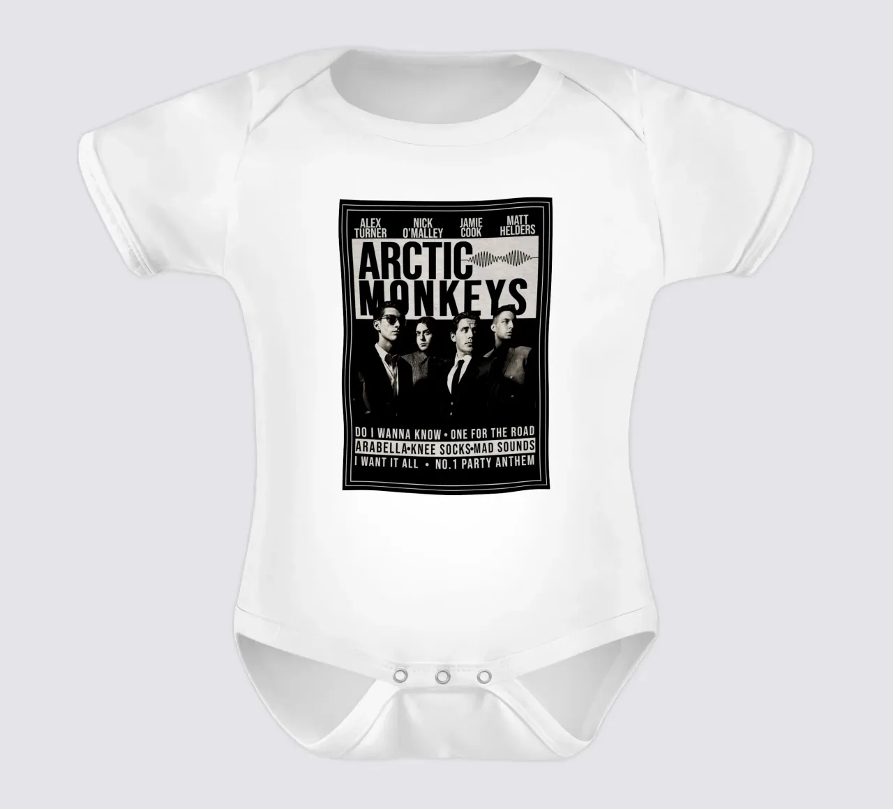 No. 1 Party Anthem Arctic Monkeys Concert body neonato maniche corte da ASGONY