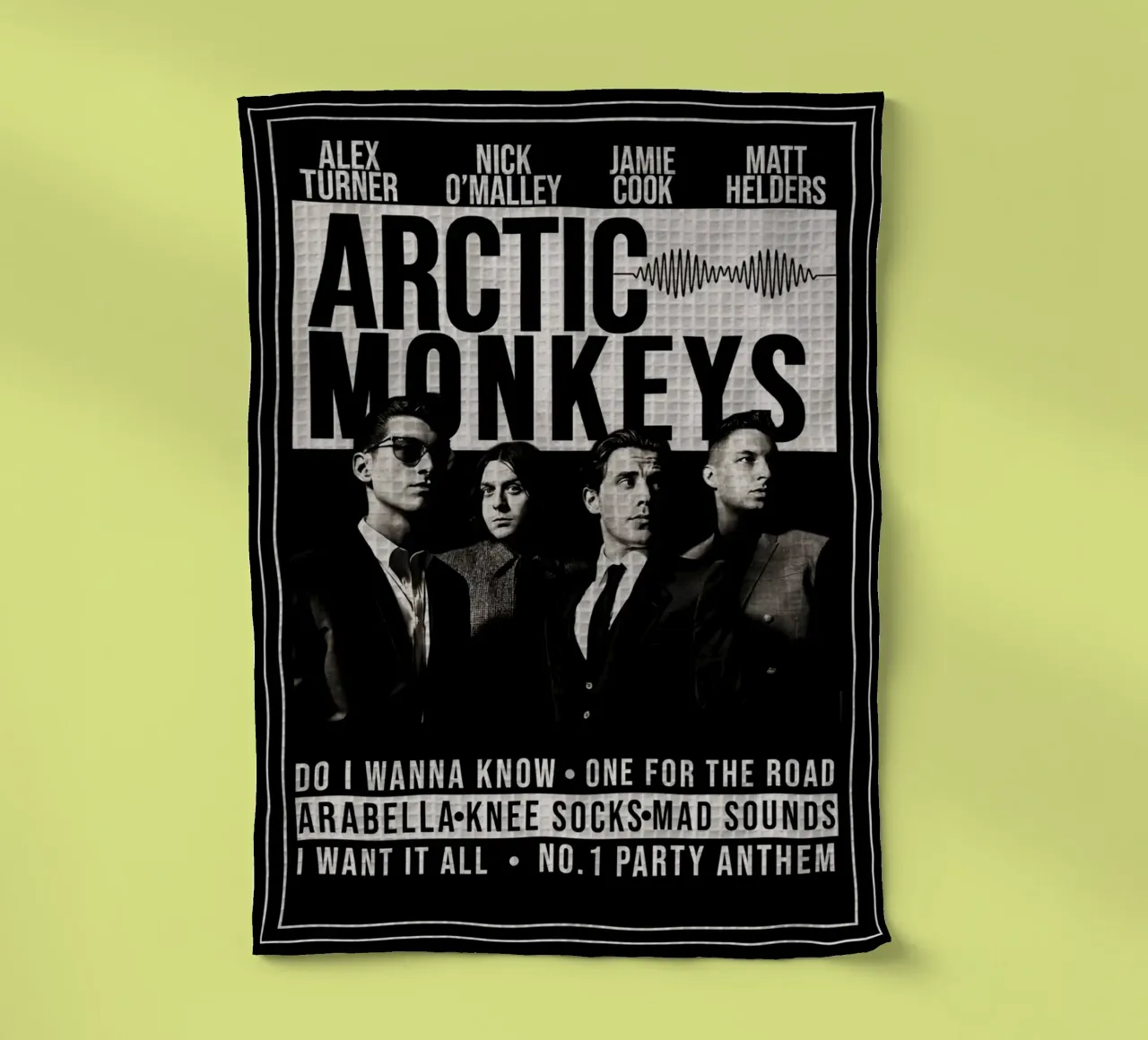 No. 1 Party Anthem Arctic Monkeys Concert canovaccio da cucina da ASGONY