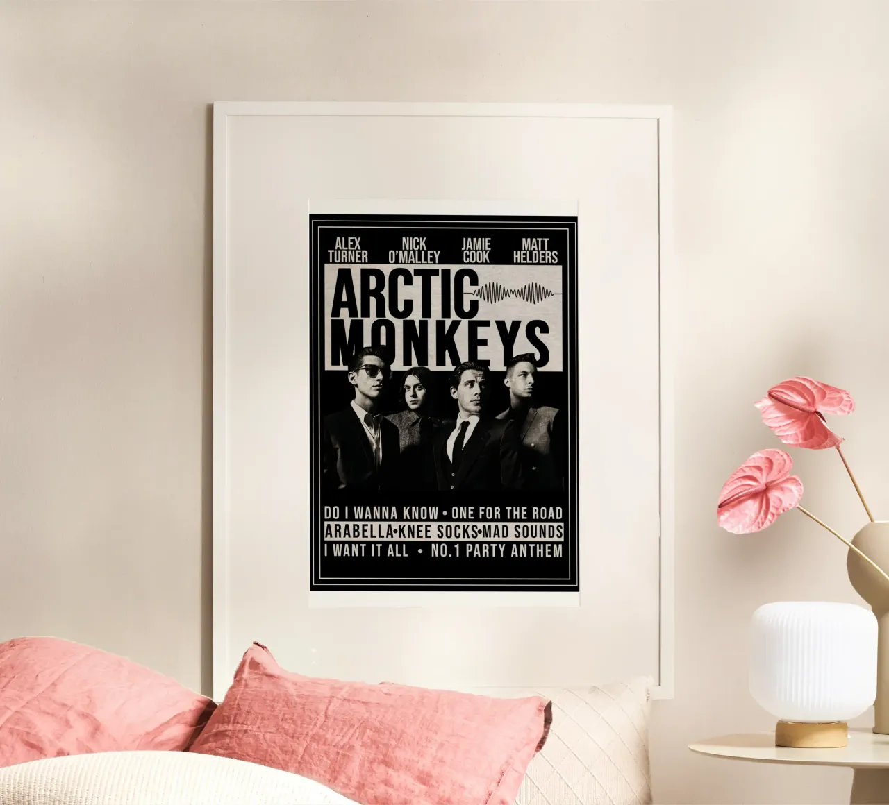 No. 1 Party Anthem Arctic Monkeys Concert carta hahnemühle da ASGONY