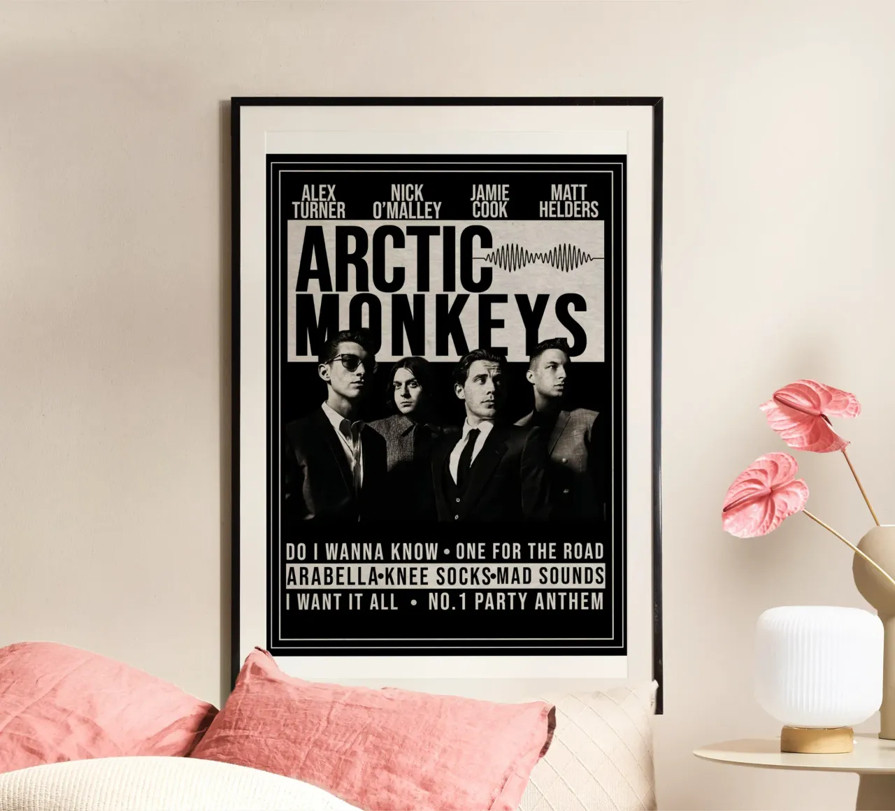 No. 1 Party Anthem Arctic Monkeys Concert carta hahnemühle da ASGONY