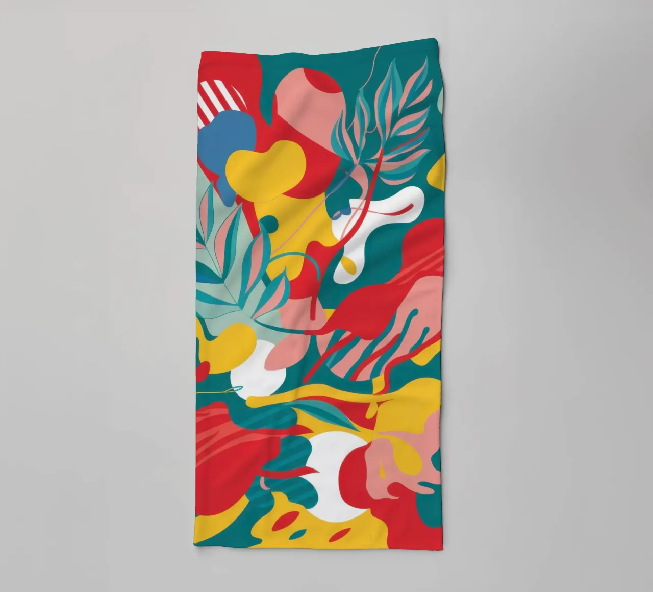 Abstract Avian Bloom towel by Line Fable