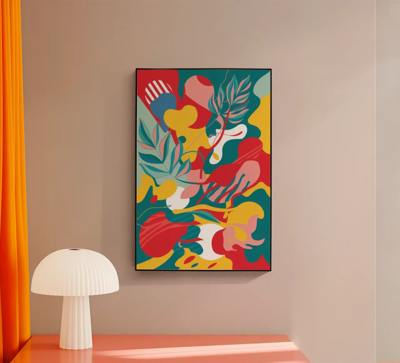 Fioritura aviaria astratta plexiglass da Line Fable