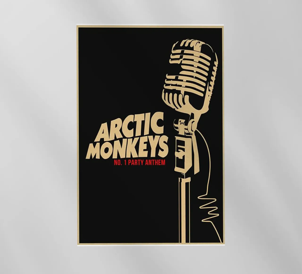 No. 1 Party Anthem Arctic Monkeys Mic pellicola backlit da ASGONY