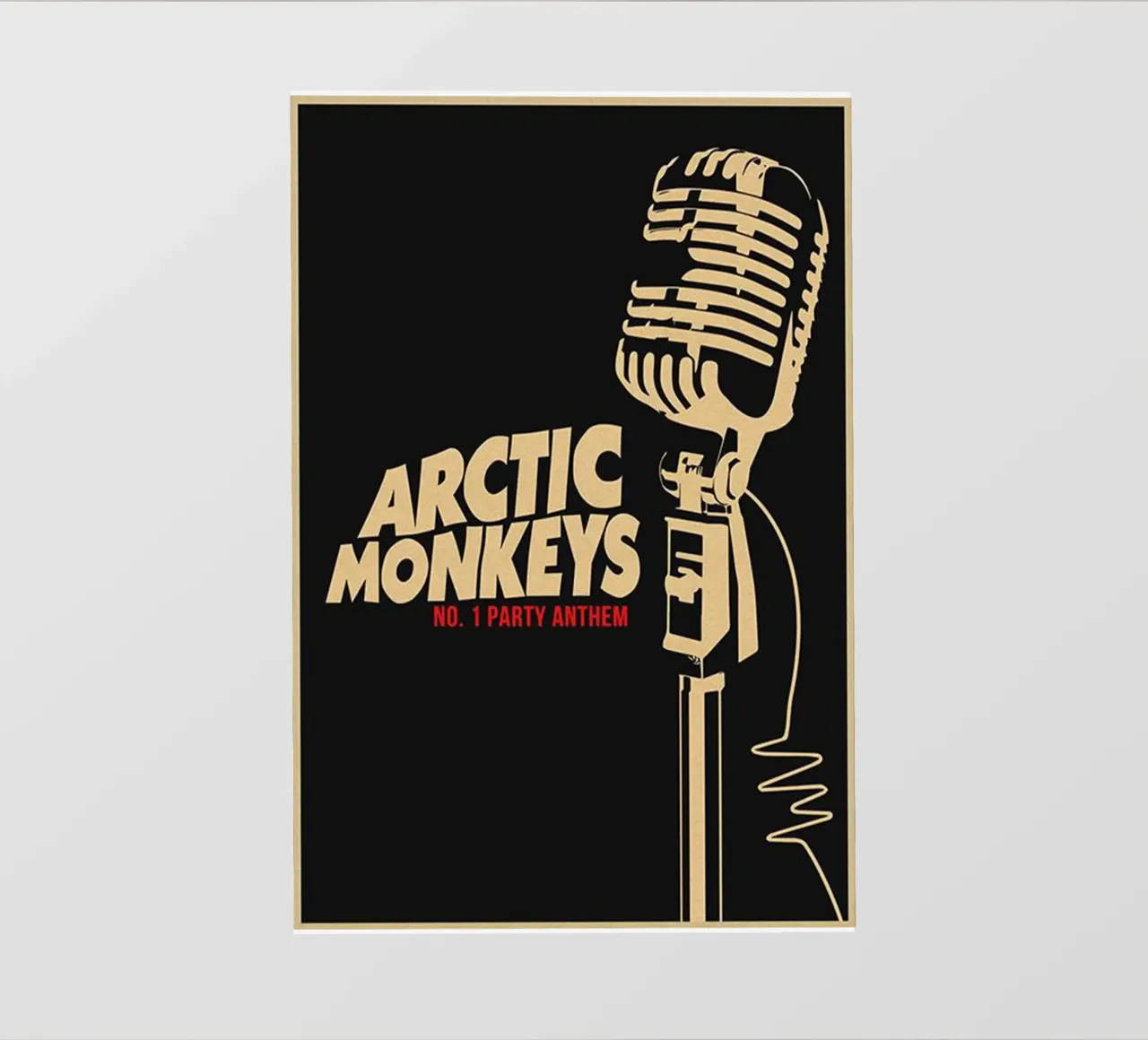 No. 1 Party Anthem Arctic Monkeys Mic pellicola backlit da ASGONY