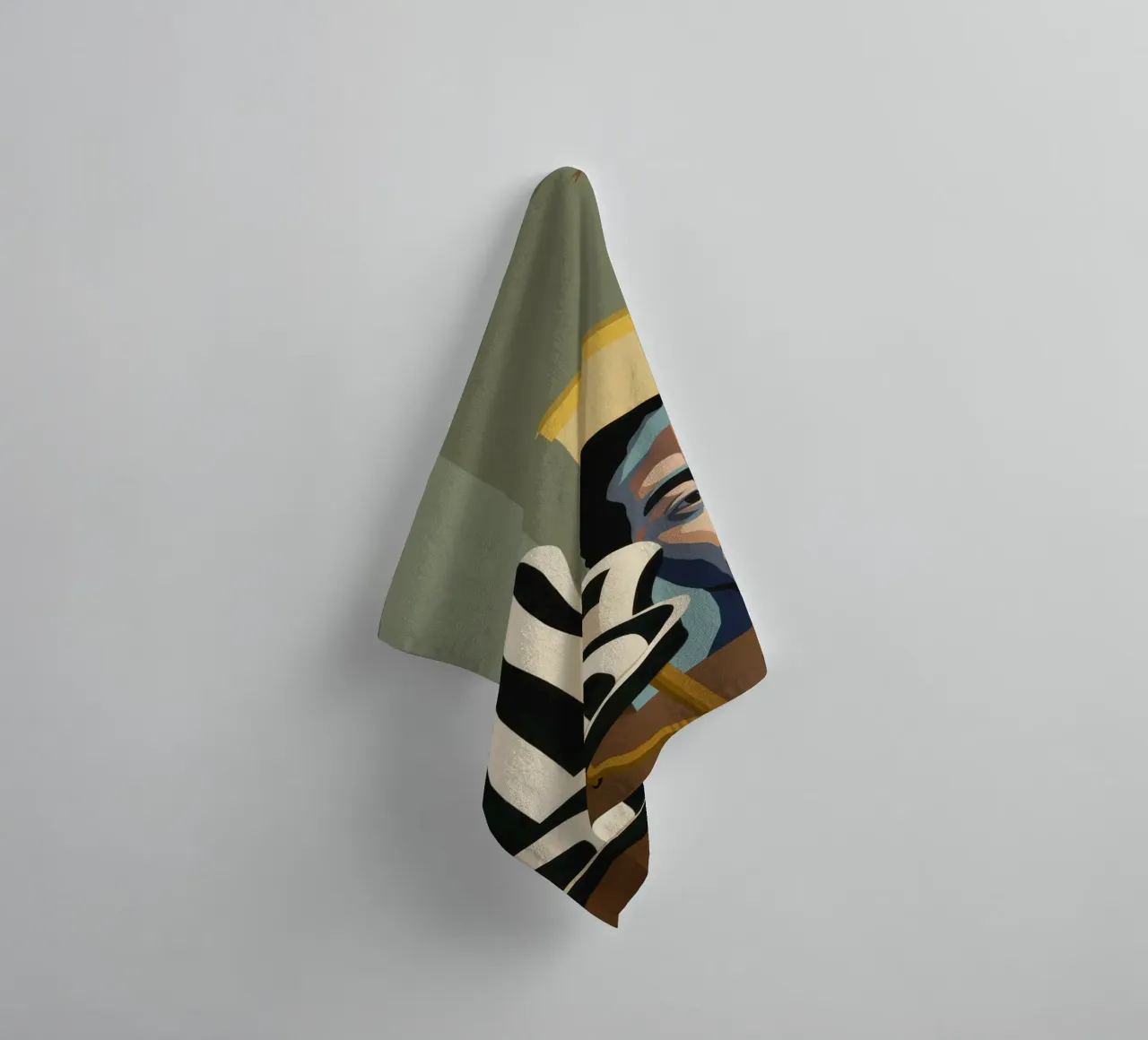 Artful Interior Stillness towel by Lunar Valentina