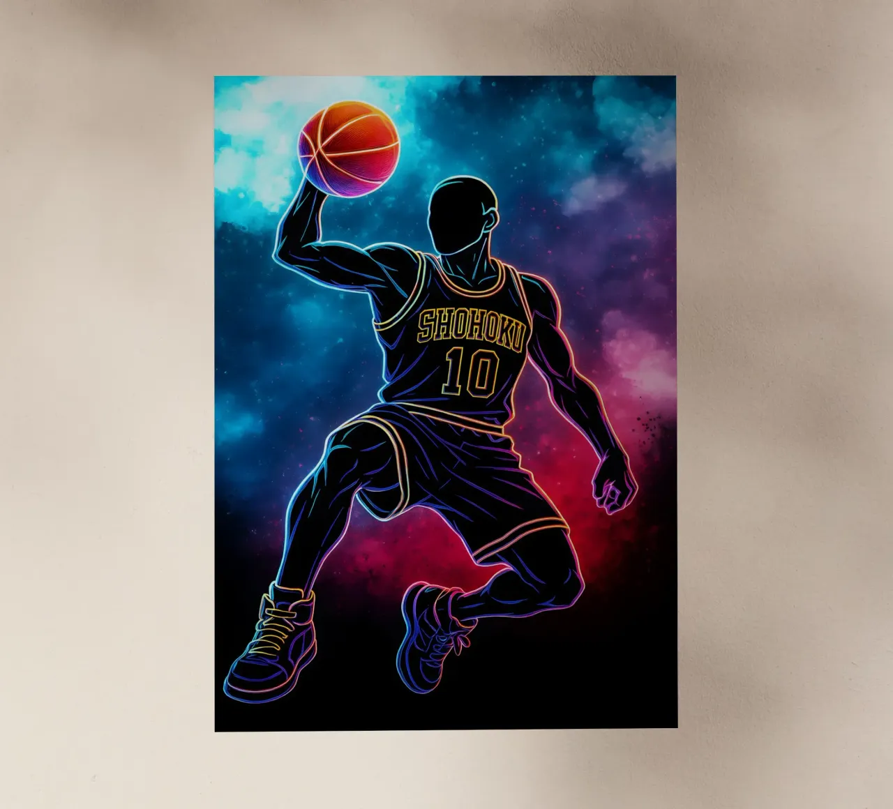 Soul Of Slam Dunk Hanamichi Sakuragi pellicola backlit da DGSoulheroes