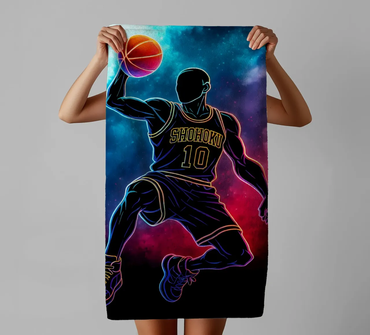 Soul Of Slam Dunk Hanamichi Sakuragi asciugamano da bagno da DGSoulheroes