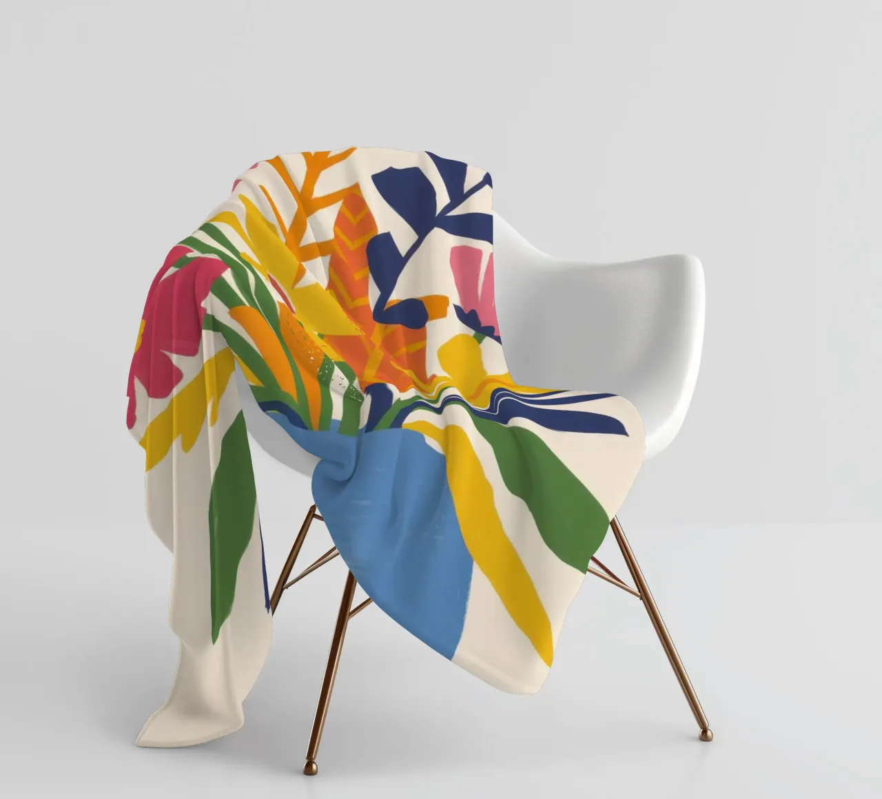 Bouquet gioioso Stillness coperta in pile da Line Fable