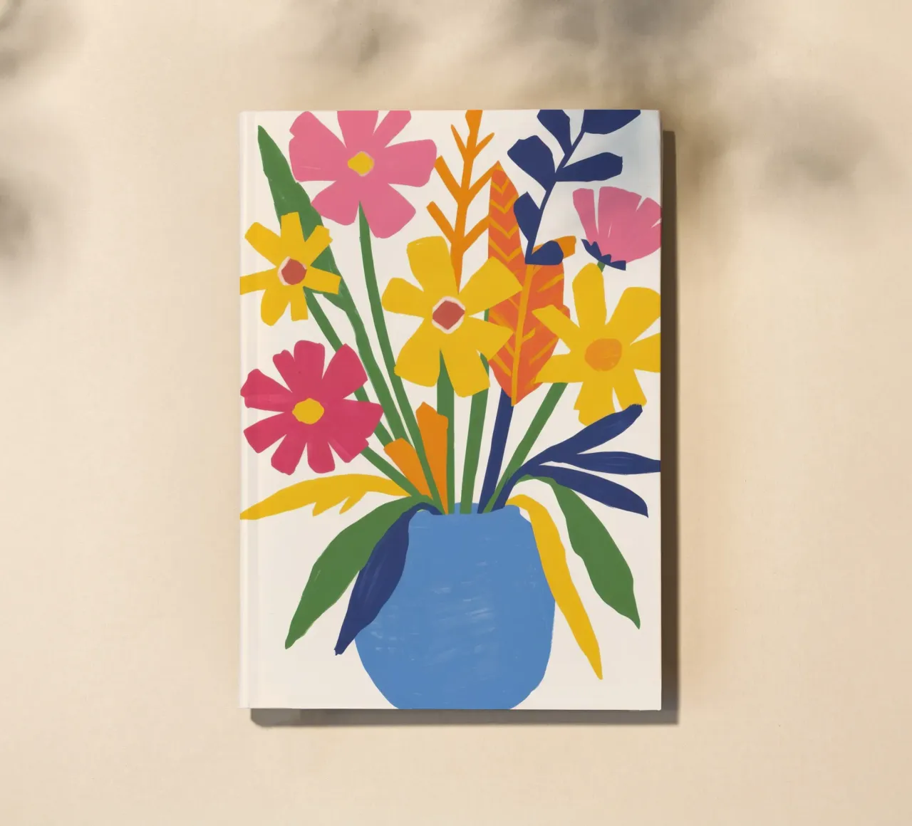 Joyful Bouquet Stillness notebook by Line Fable