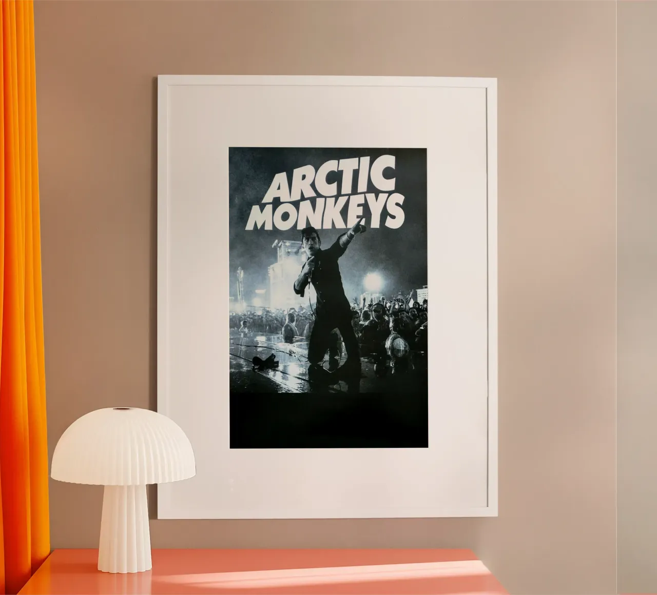 Live Concert Alex Turner poster con telaio in plastica da ASGONY