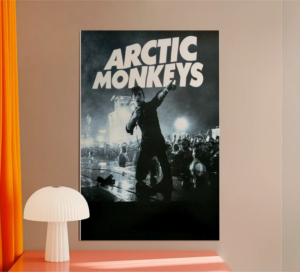 Live Concert Alex Turner poster con telaio in plastica da ASGONY