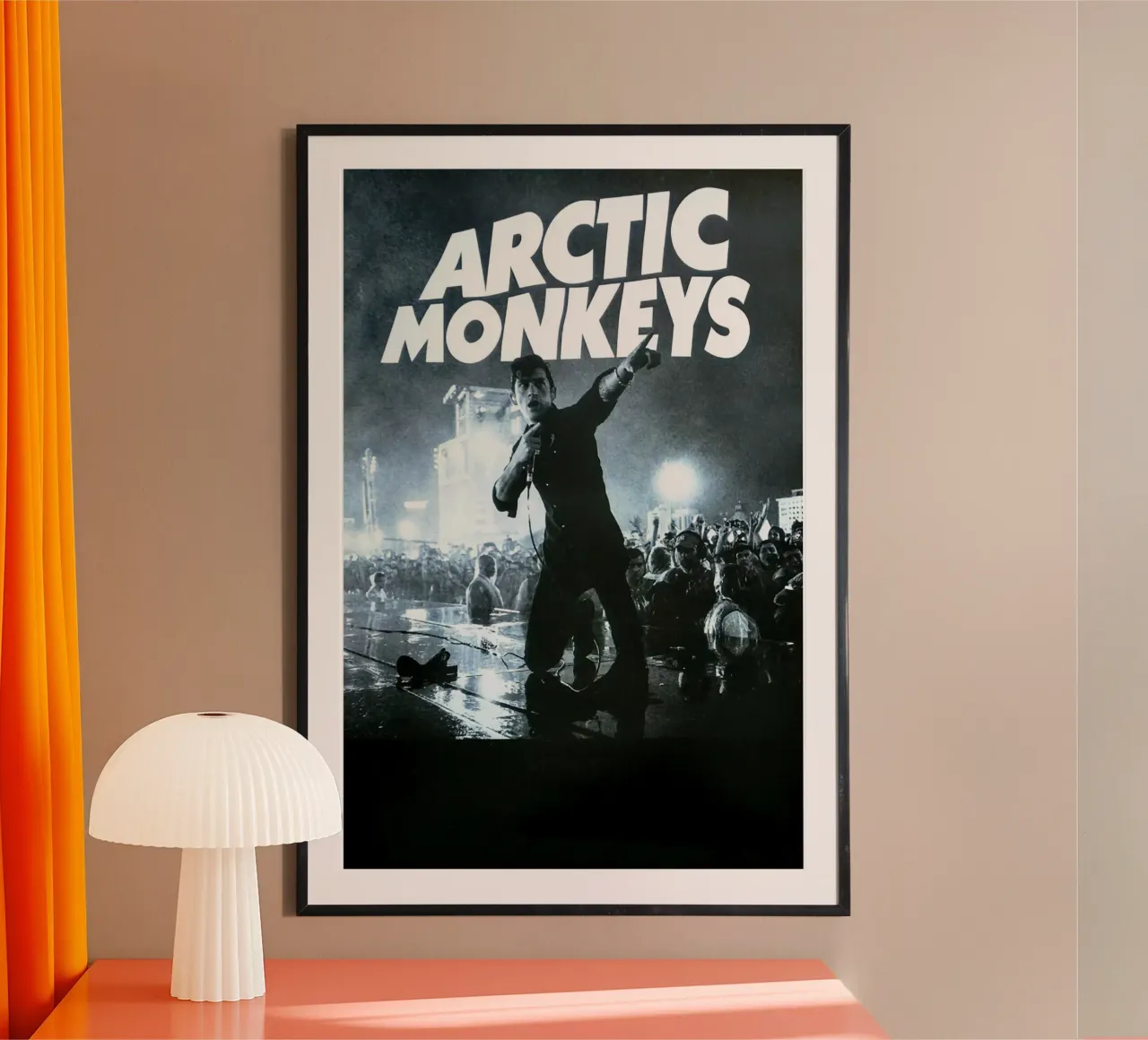 Live Concert Alex Turner poster con telaio in plastica da ASGONY