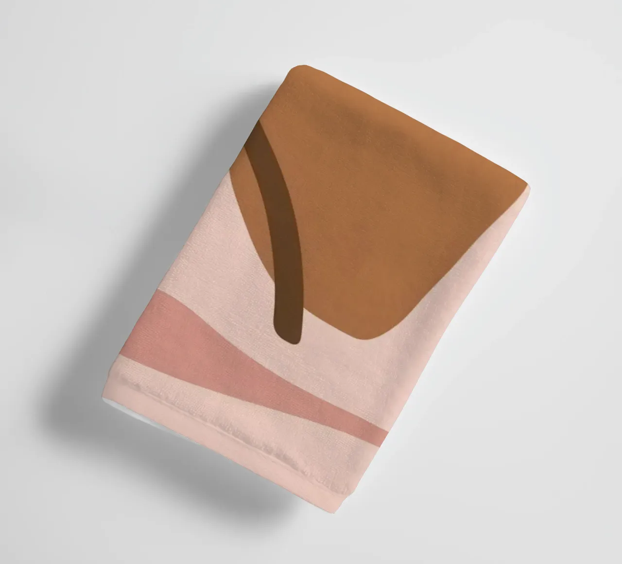 Abstract Earthy Forms towel by Gaia Viesta