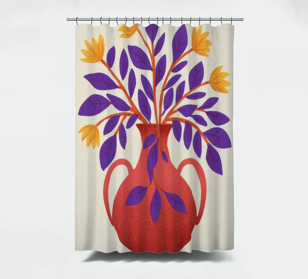 Bouquet di colori primari tenda da doccia da Line Fable