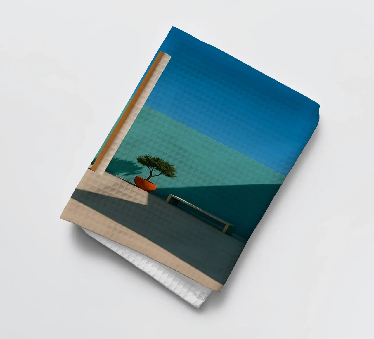 Bold Geometry - Intensive Farben und perfekte Balance Geschirrtuch von Affiches Minimalistes