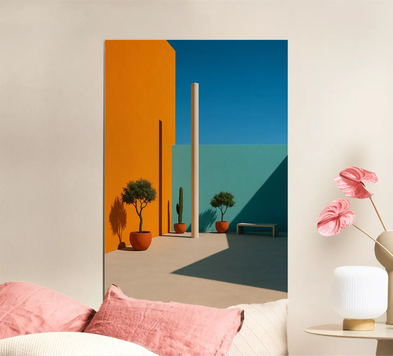 Bold Geometry - Intensive Farben und perfekte Balance Hahnemühle von Affiches Minimalistes