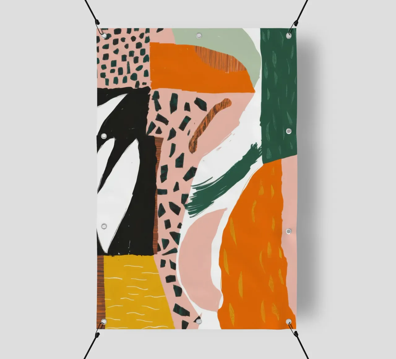 Collage di agrumi selvatici telo in pvc da Lunar Valentina