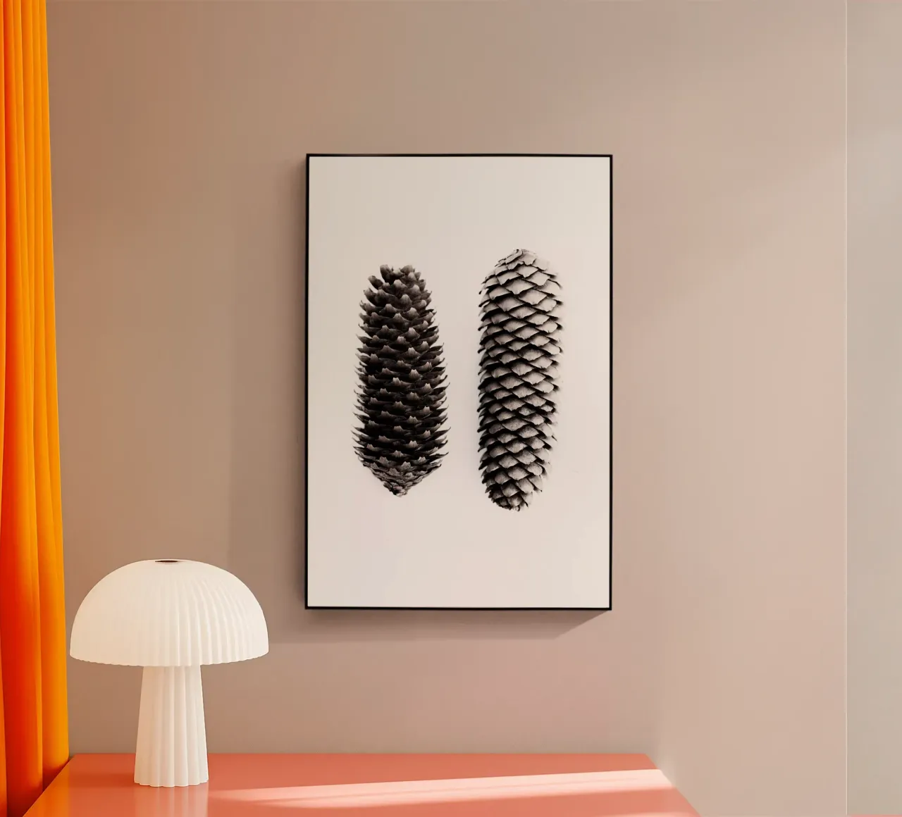 Pine Cones 3 plexiglass da Mareike Böhmer Photography