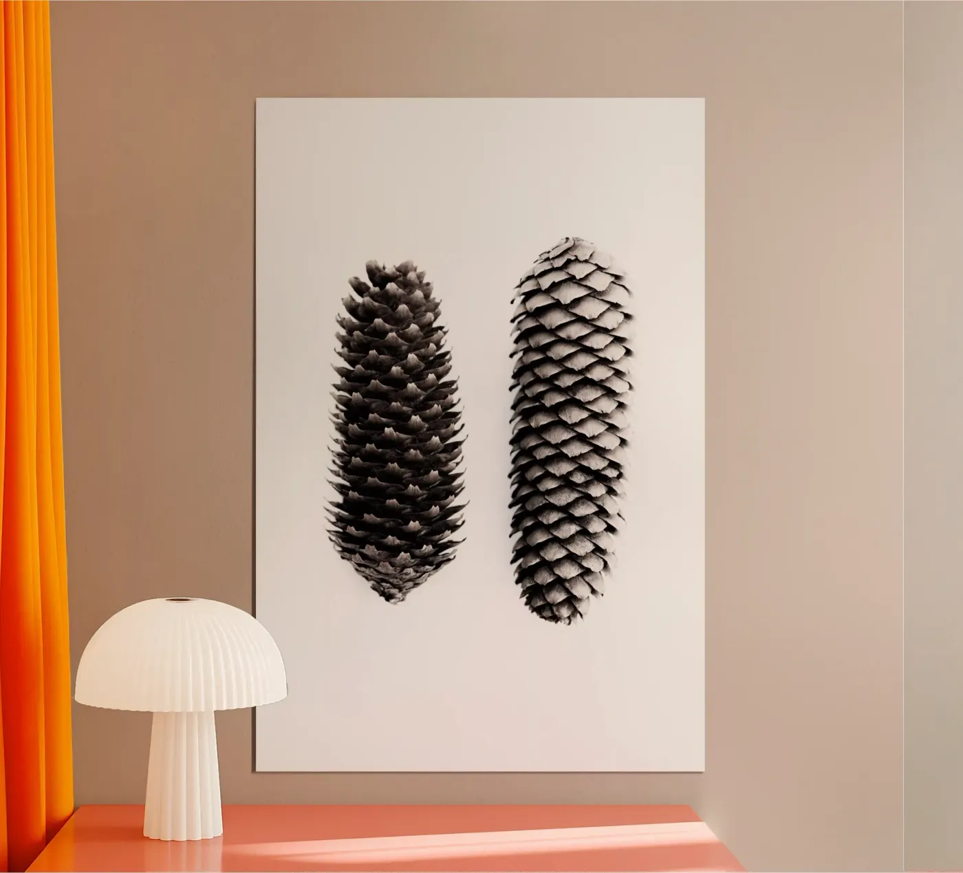 Pine Cones 3 Poster von Mareike Böhmer Photography