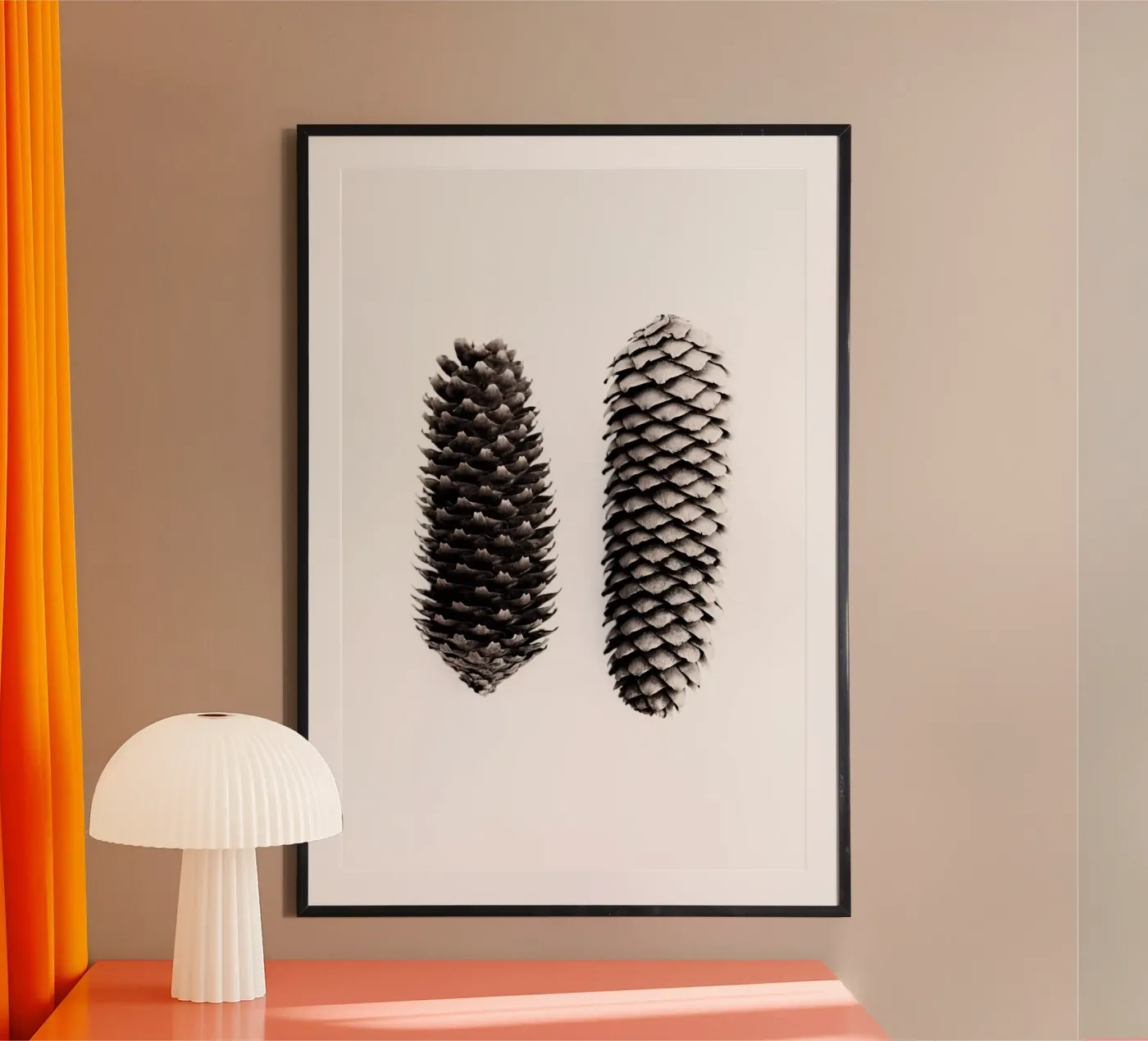 Pine Cones 3 Poster von Mareike Böhmer Photography