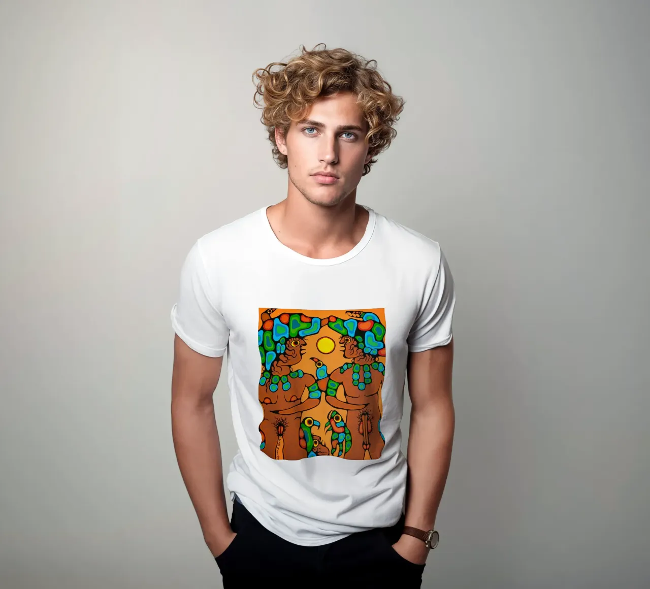 Grootvader Kinderen t-shirt van ARTMAIACREATION