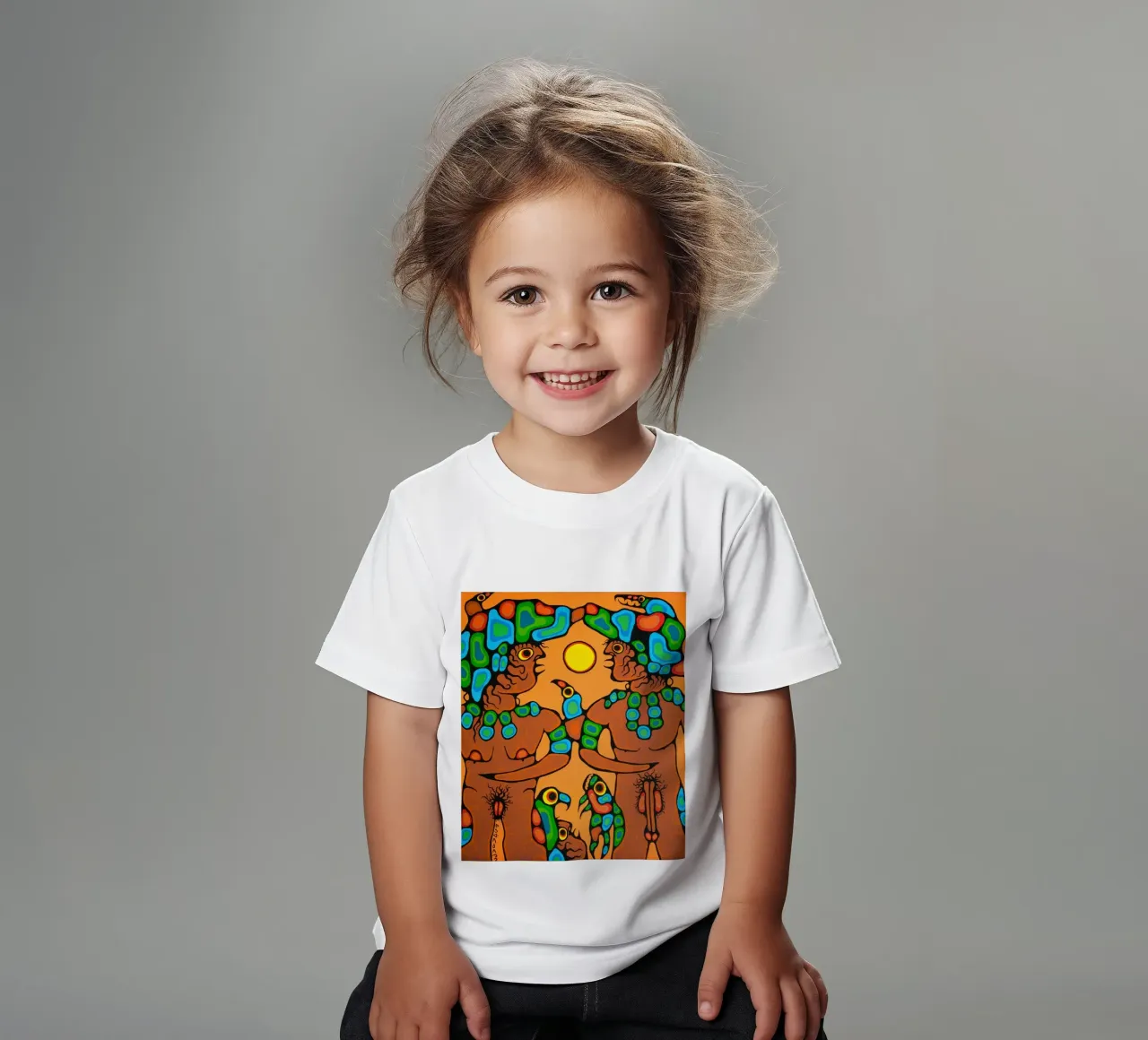 Grootvader Kinderen kinder t-shirt van ARTMAIACREATION