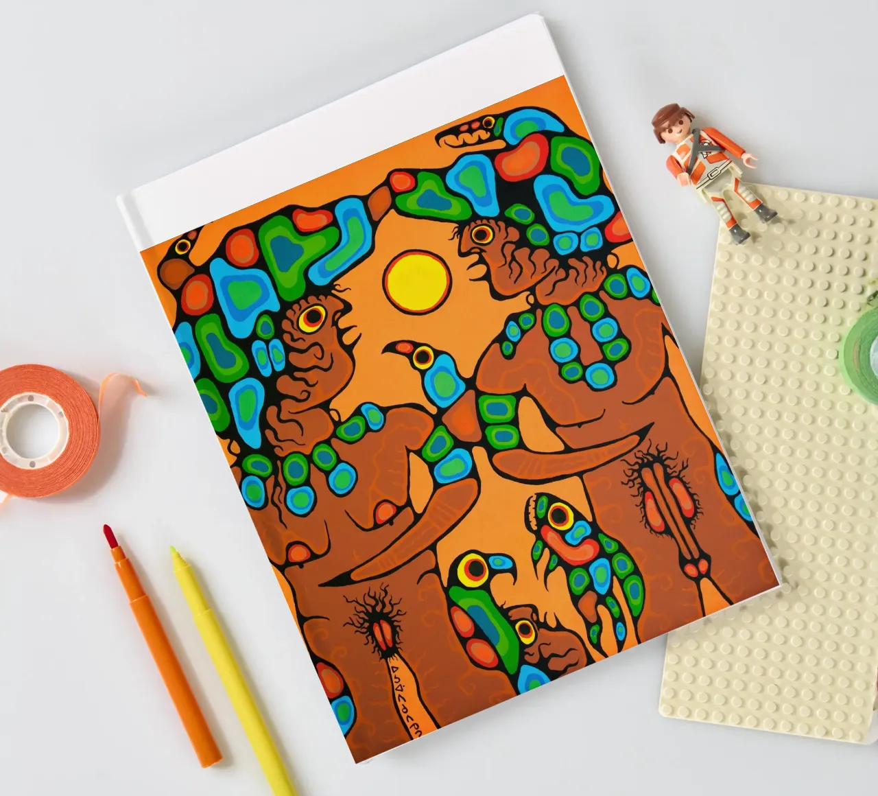 Großvater Kinder Notizbuch von ARTMAIACREATION