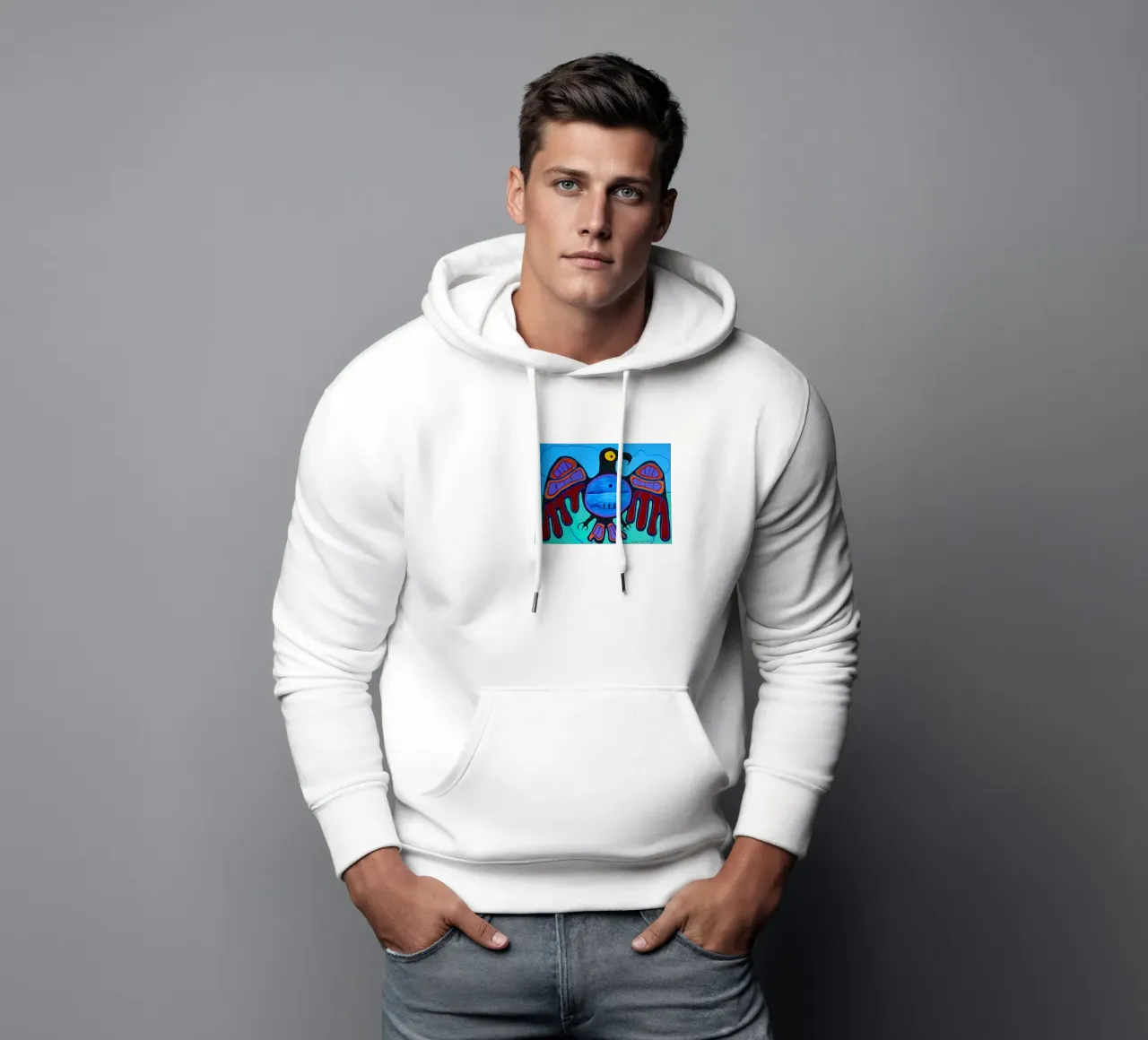 Lago Nippgon felpa con cappuccio da ARTMAIACREATION