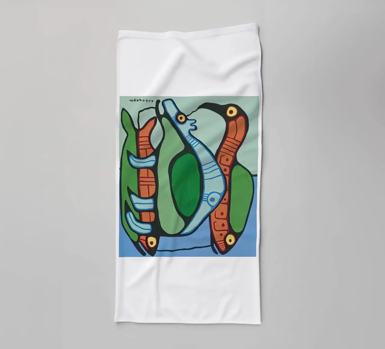 Mirarse los unos a los otros toalla de baño de ARTMAIACREATION